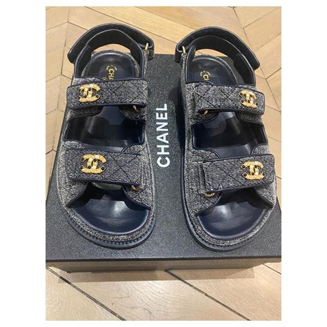 chanel dad sandals prezzo|Chanel dad sandals for sale.